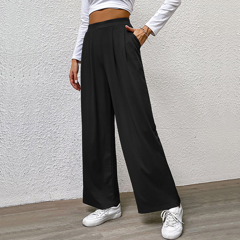 Women Pleated Wide Pants Lune London