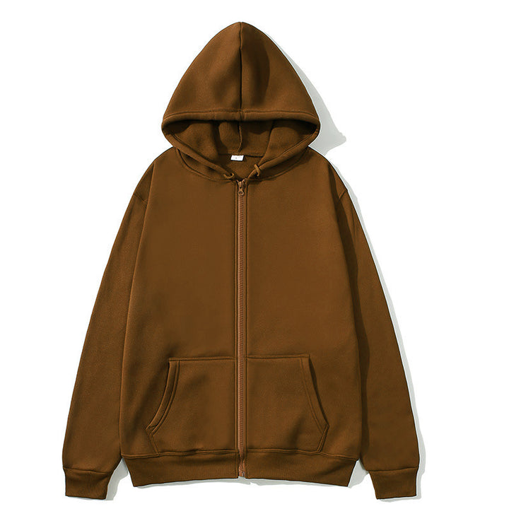 Hooded jacket for women with full zipper and practical front pockets Lune London