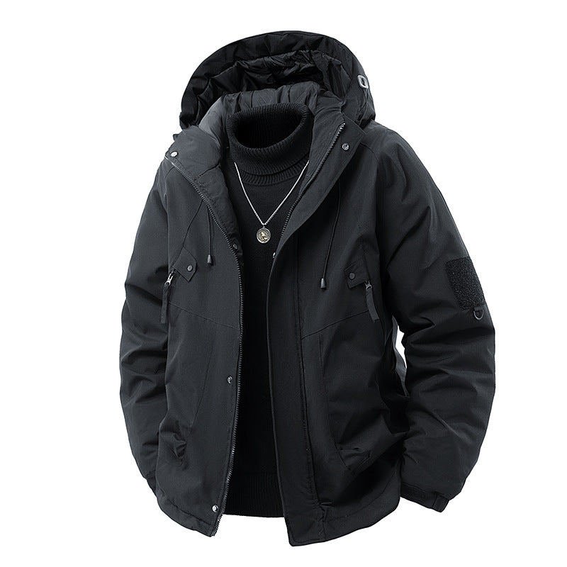 Warm functional jacket for men with insulated lining Lune London