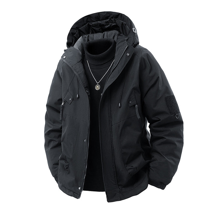 Warm functional jacket for men with insulated lining Lune London