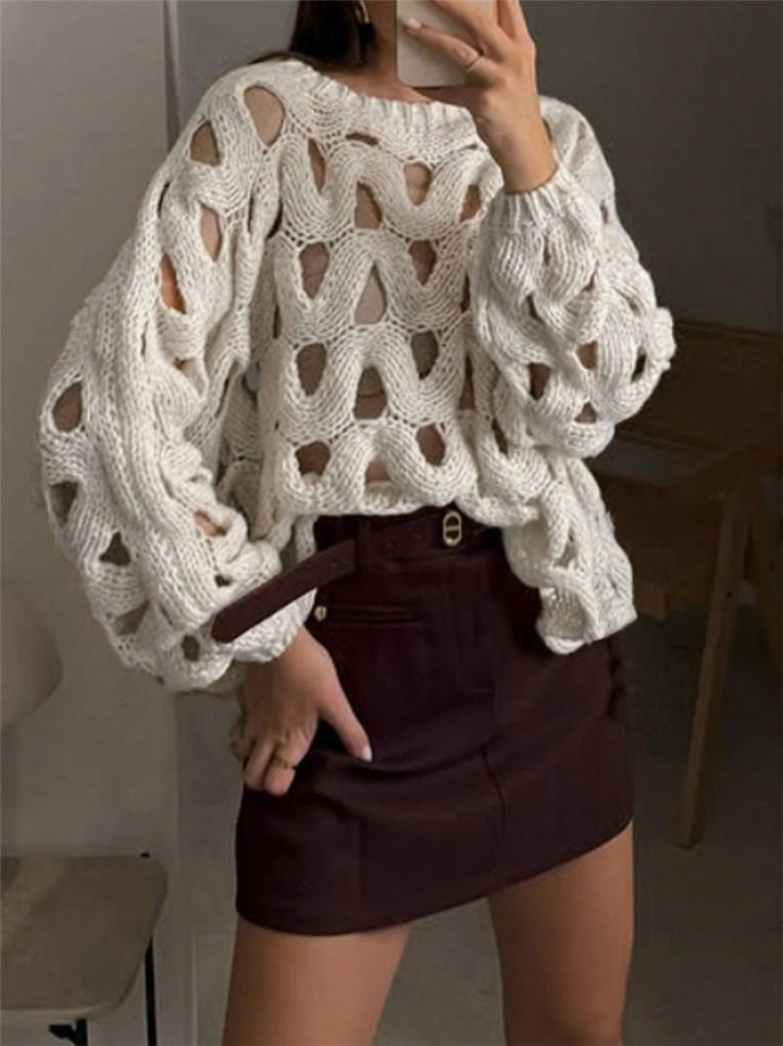 Ladies lightweight knitted sweater Lune London