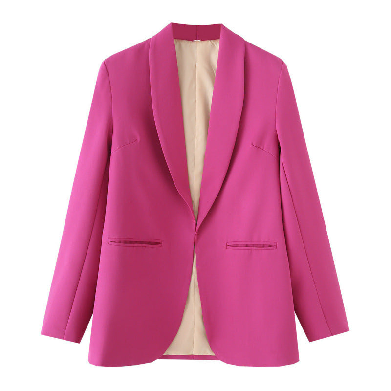 Ladies elegant blazer with unique cut and pockets Lune London