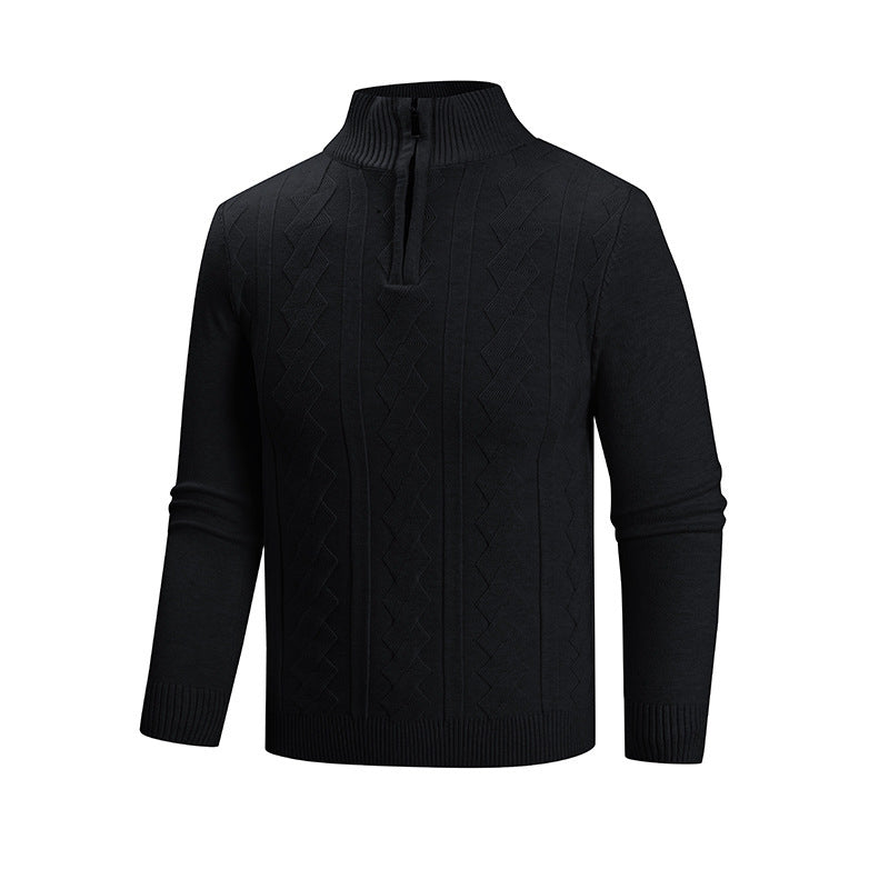 Lune London | Men's knitted sweater with high collar
