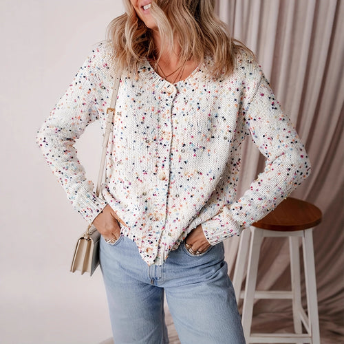 Cardigan pour femmes avec motif coloré Chic & Stil