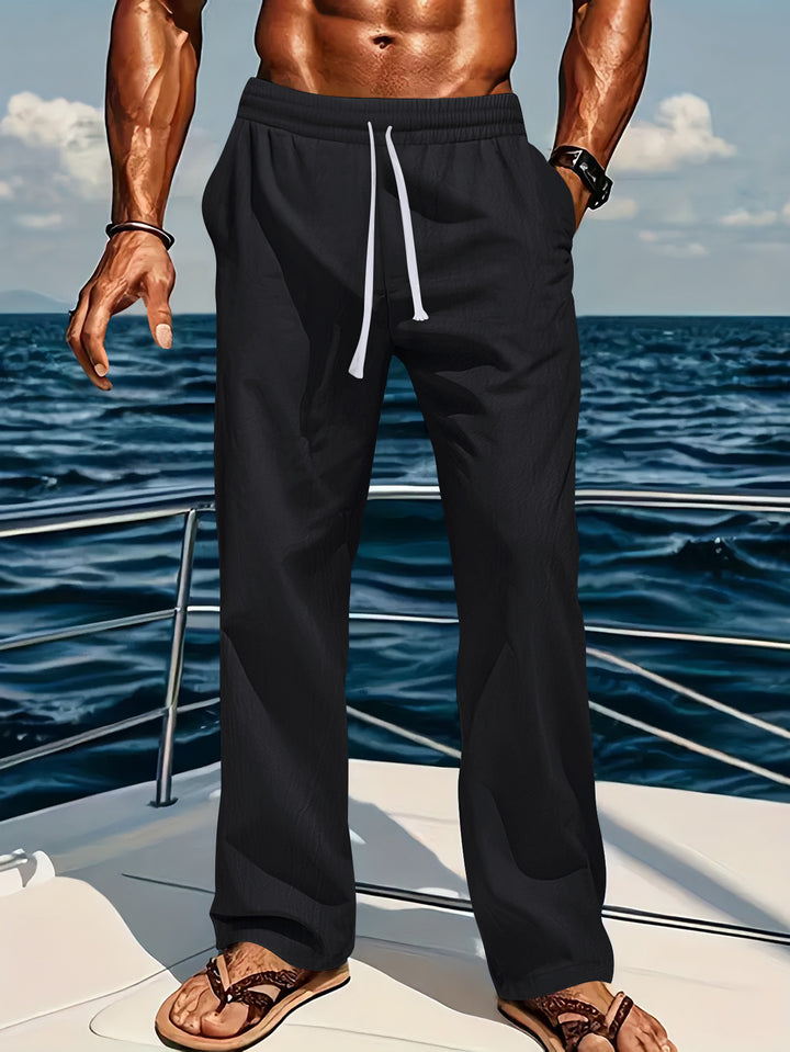 Men's comfortable leisure pants with elastic waist Chic & Stil