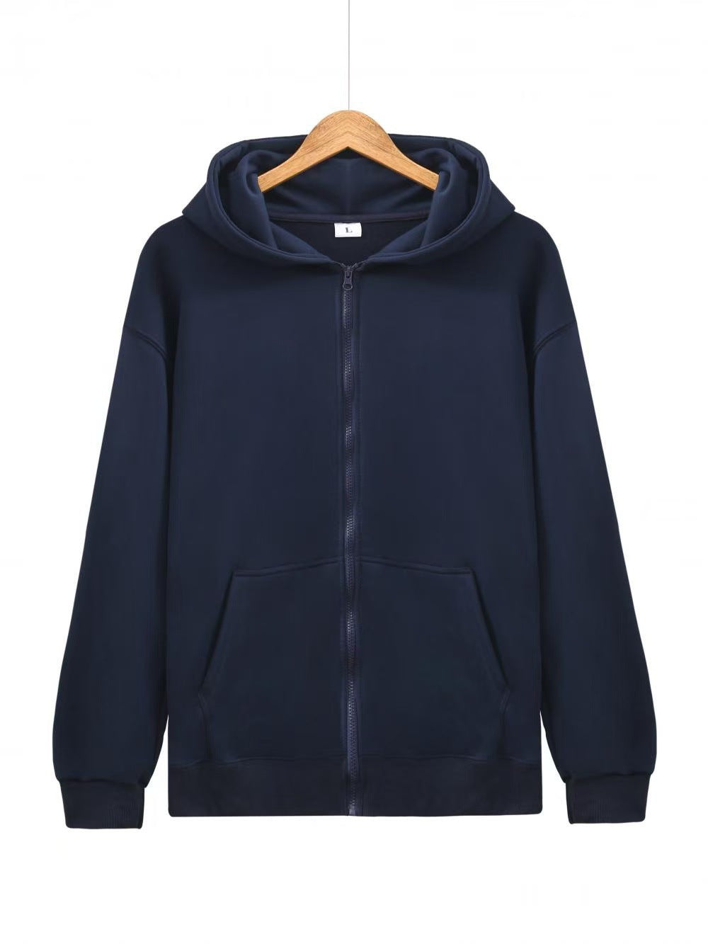 Ladies hoodie jacket with full zip and practical pockets Chic & Stil