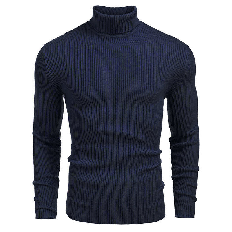 Men's High-Quality Ribbed Turtleneck Sweater Lune London