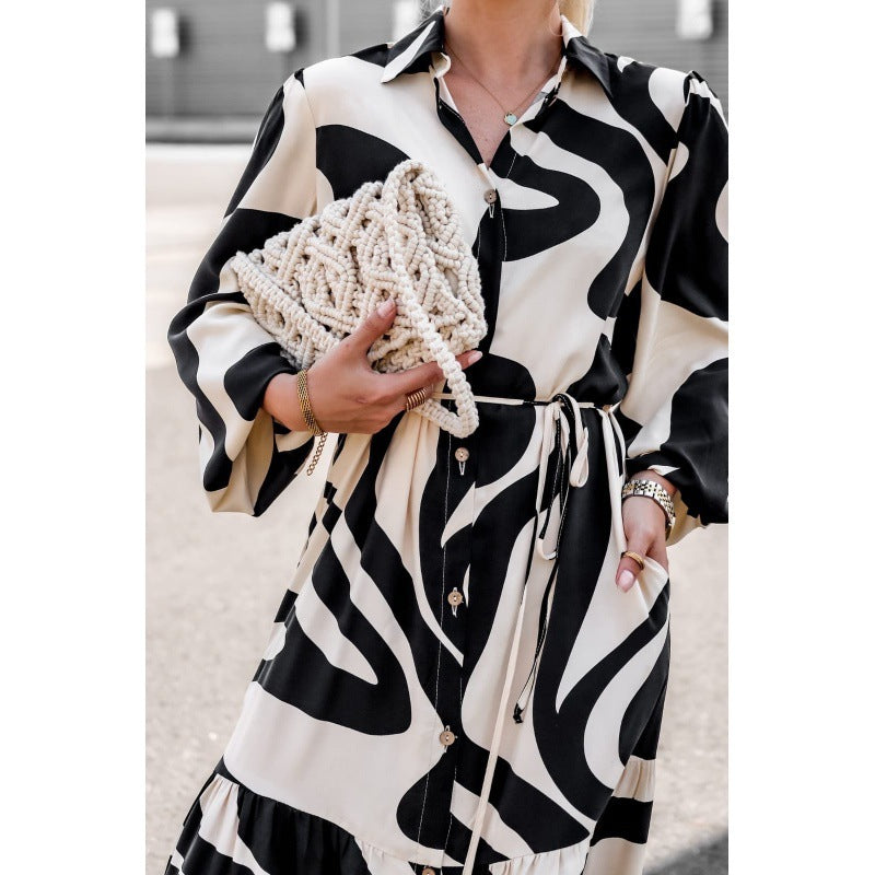 Lune London Abstract Maxi Dress for Women
