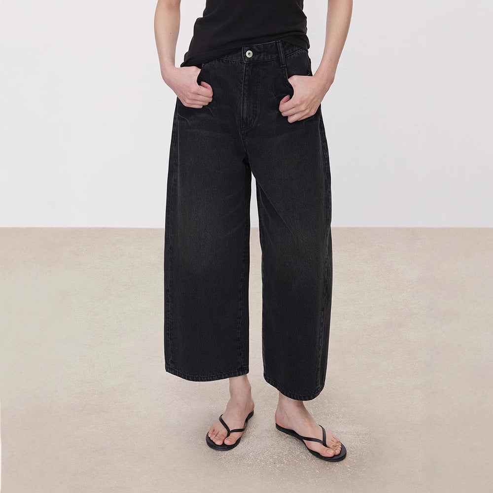 Jeans larges pour femmes à taille haute Chic & Stil