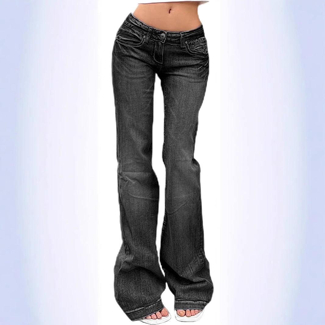 Women Bootcut Jeans with flexible fit and high waist Lune London