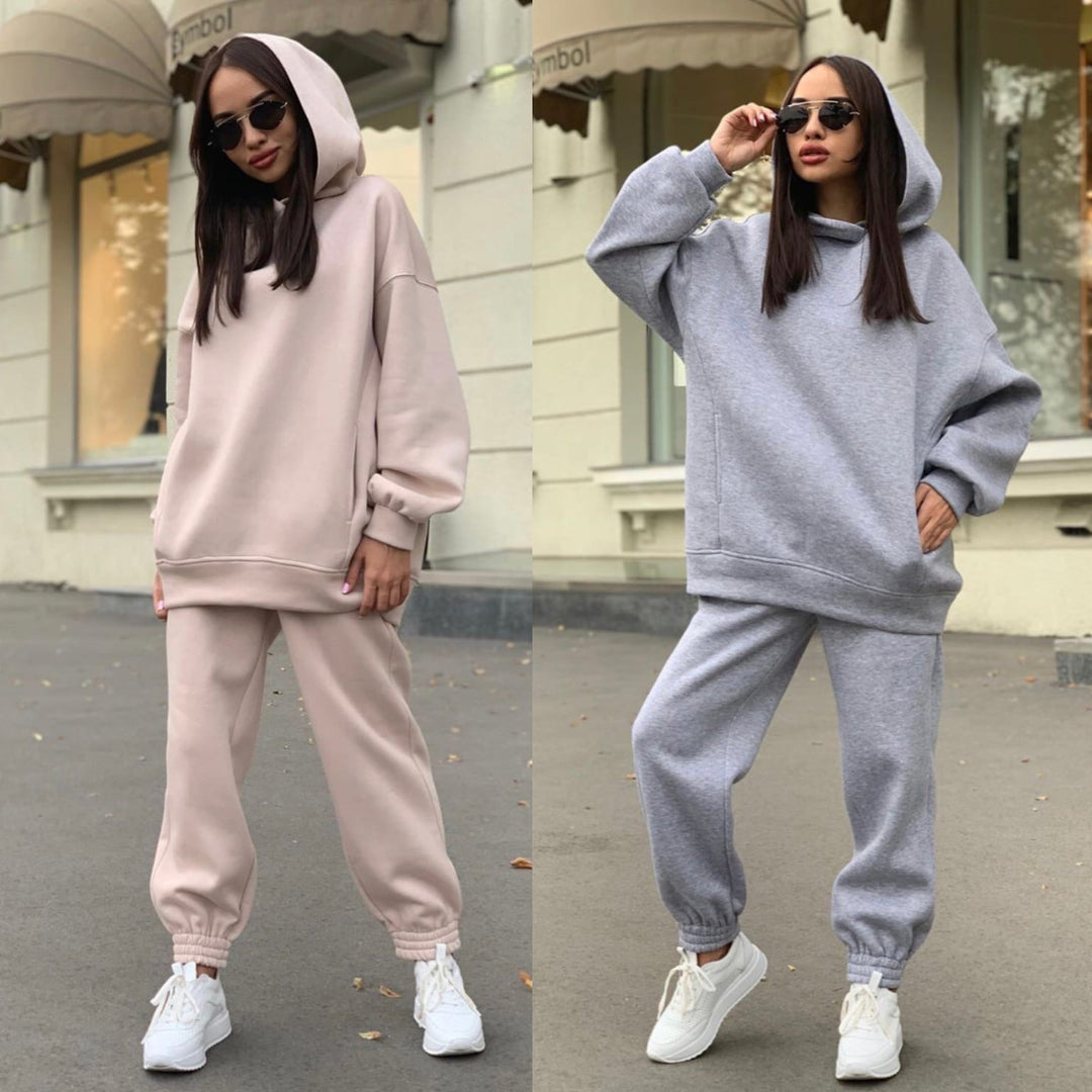 Casual and comfortable hoodie tracksuit set for women Lune London