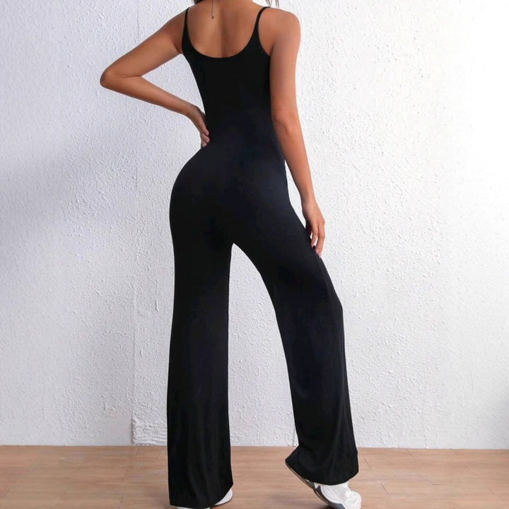 Ladies Elegant Jumpsuit with adjustable spaghetti straps and flattering cut for the Chic and Stylish silhouette