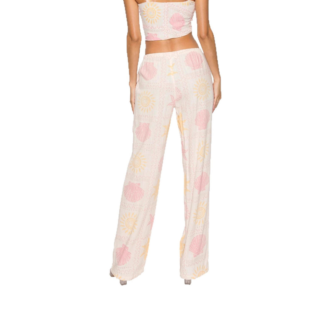 Pantalons de pyjama confortables pour femmes avec motif maritime Chic & Stil