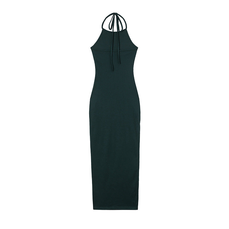 Elegant maxi dress for women with side slit Lune London