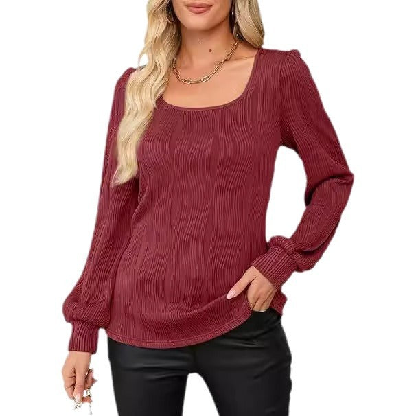 Trendy woman, striped blouse top Lune London