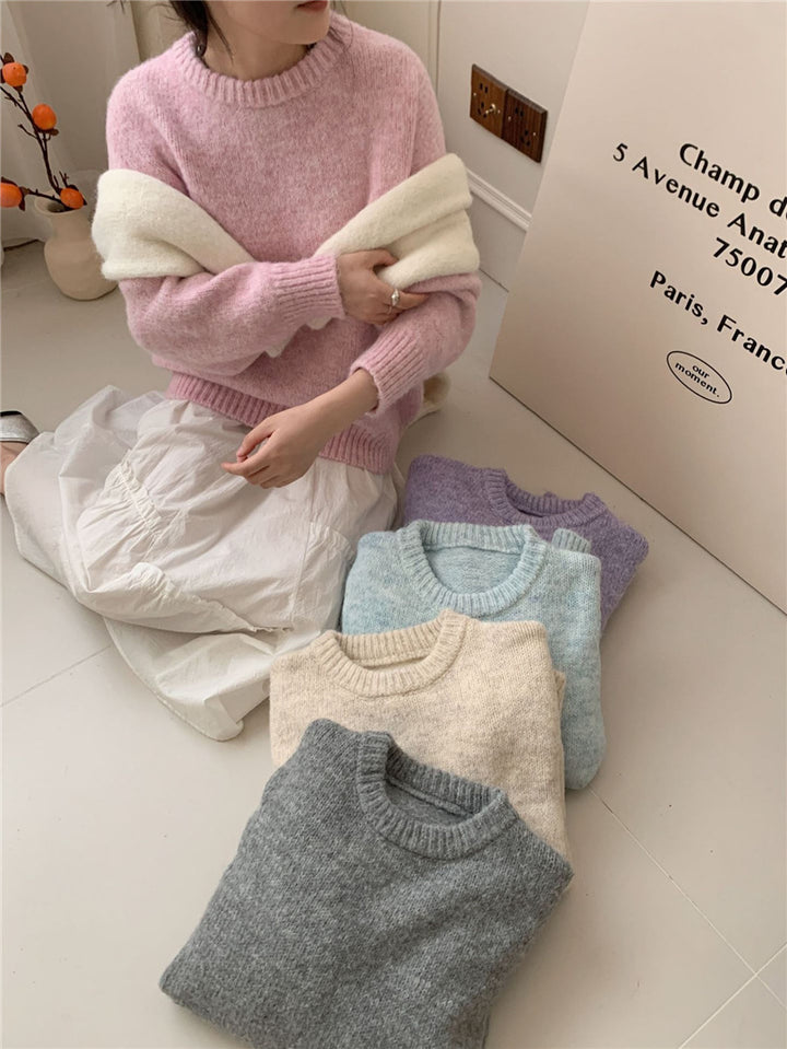 Pull surdimensionné en peluche pour femmes en tricot doux Chic & Stil