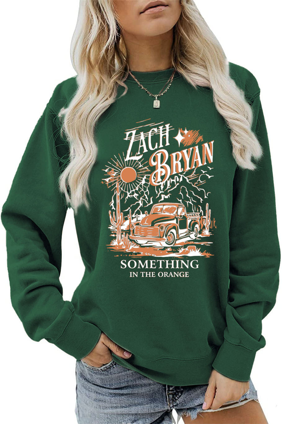 Sweat-shirt femme avec design de camion vintage inspirant Chic & Stil