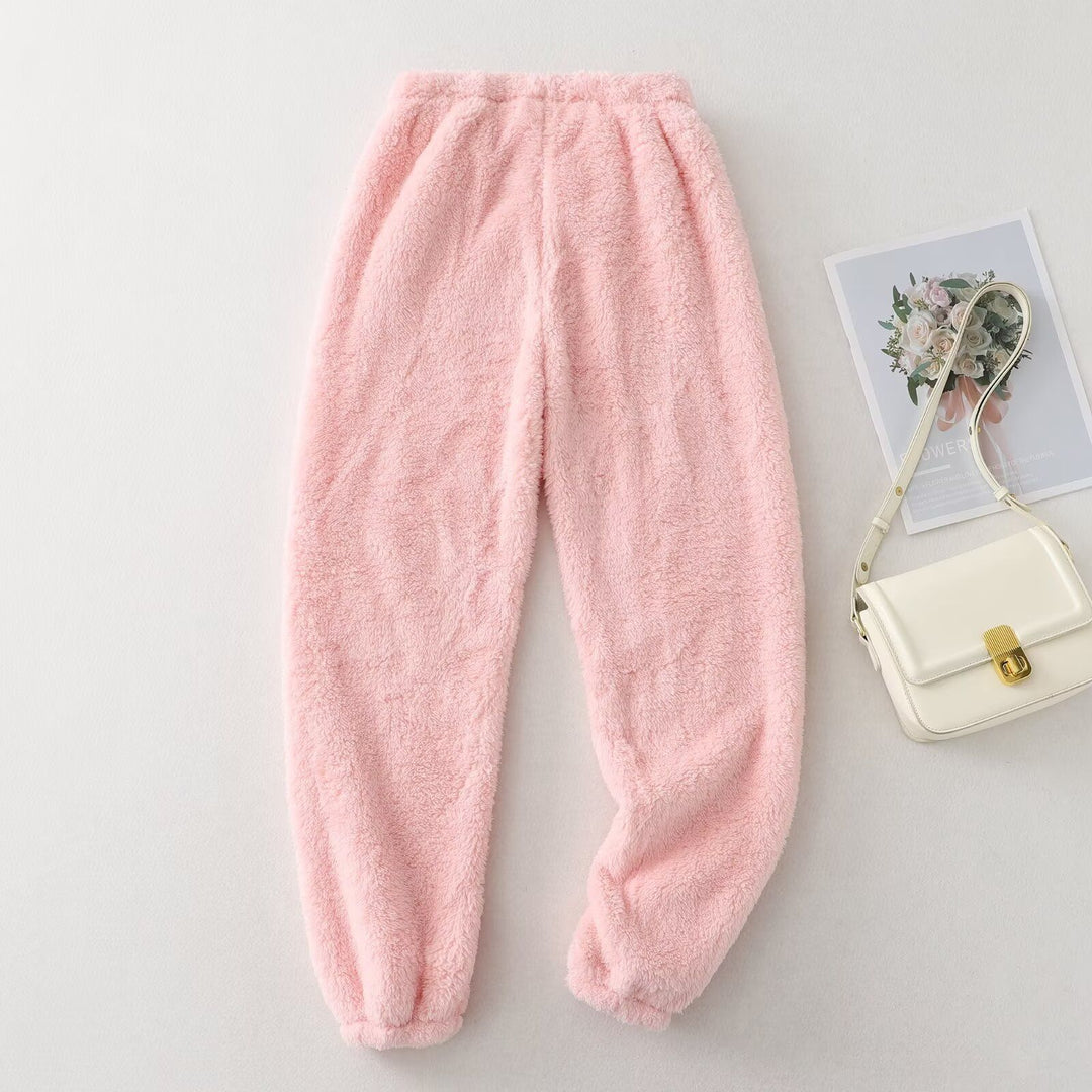 Pantalons en polaire confortables pour femmes avec taille élastique Chic & Stil