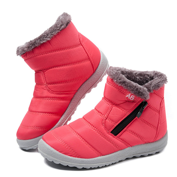 Bottes d'hiver pour femmes rembourrées avec fermeture éclair latérale Lune London
