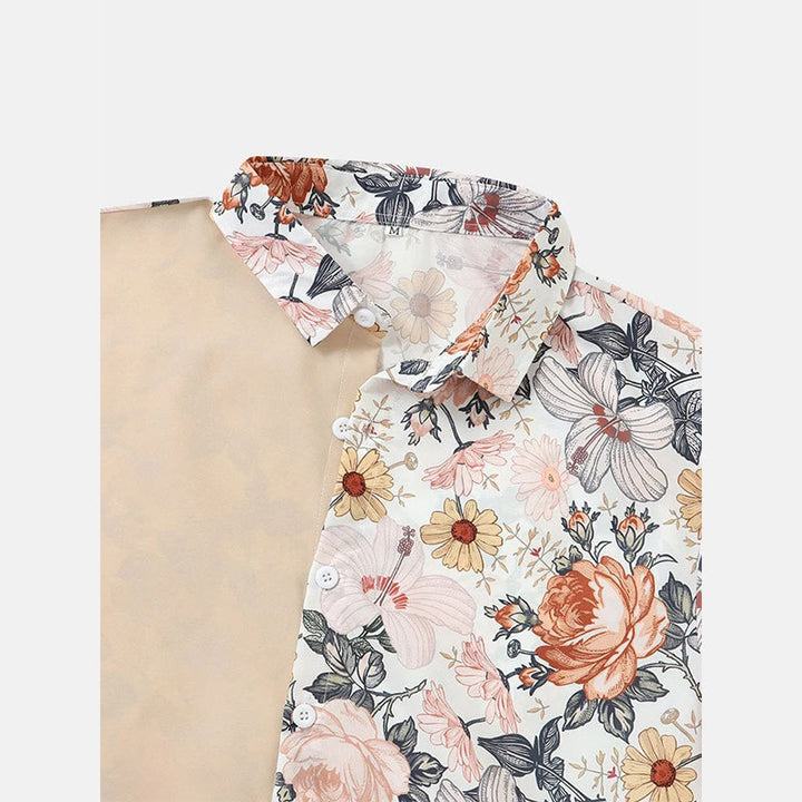 Men's Short Sleeve Floral Shirt Lune London