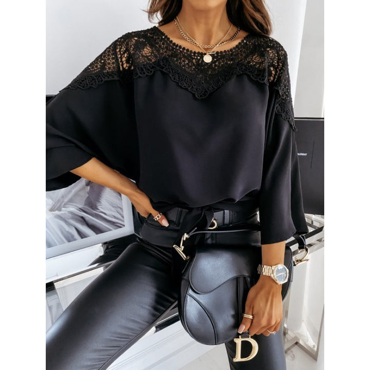 Elegant women's blouse with lace Lune London