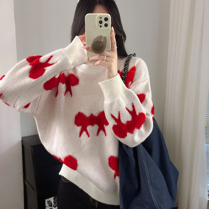 Pull femme à motifs avec motif animal élégant et coupe décontractée Chic & Stil