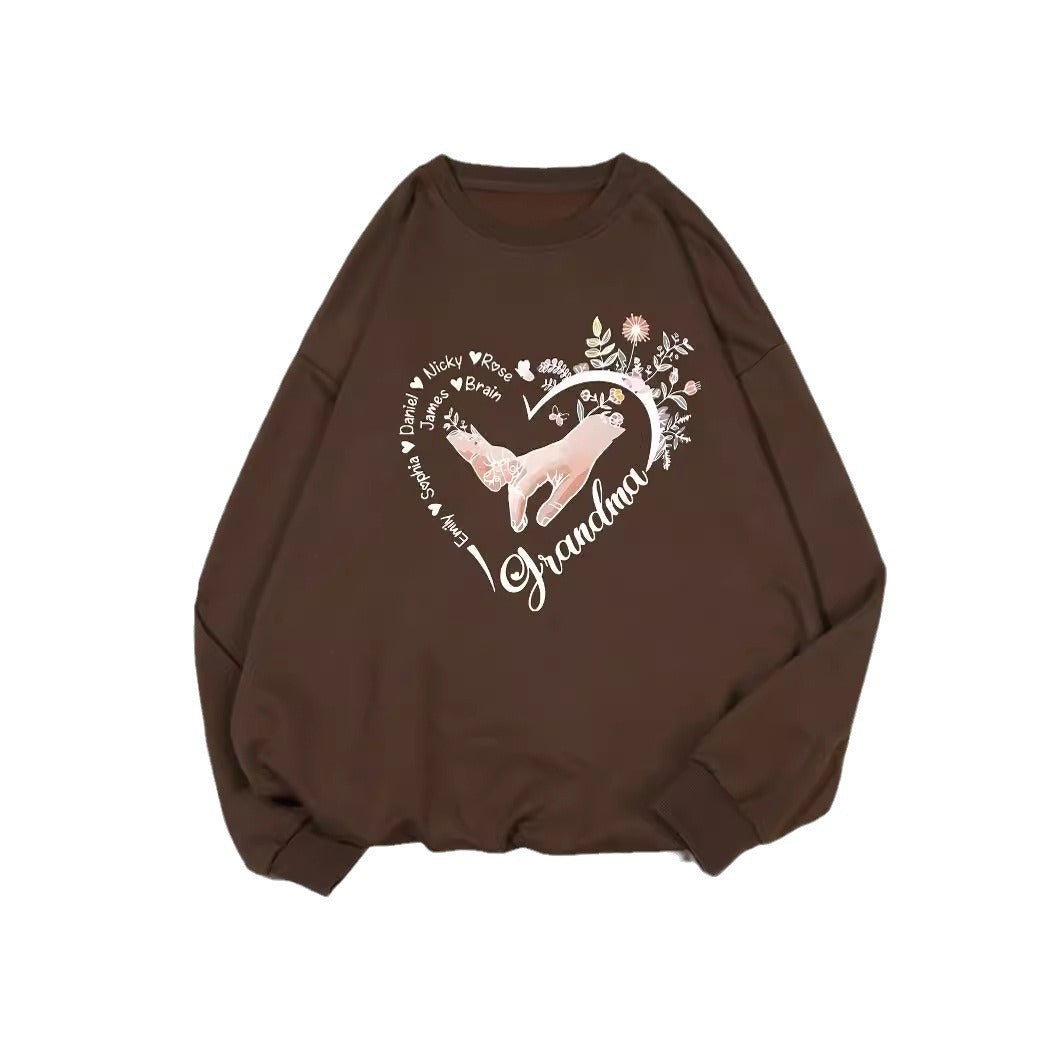 Pull décontracté féminin avec motifs floraux Chic & Stil