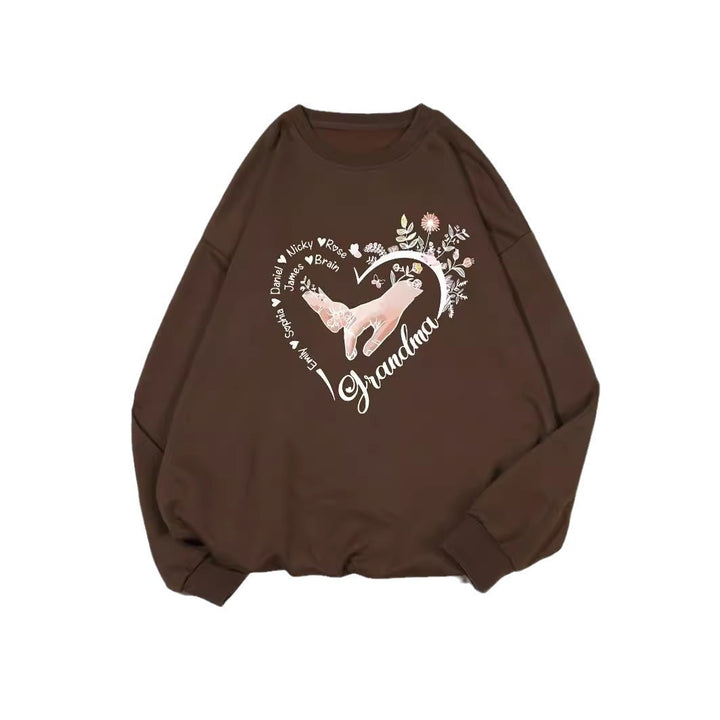 Pull décontracté féminin avec motifs floraux Chic & Stil