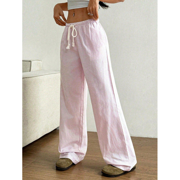 Wide-leg corduroy pants for women with practical side pockets Lune London
