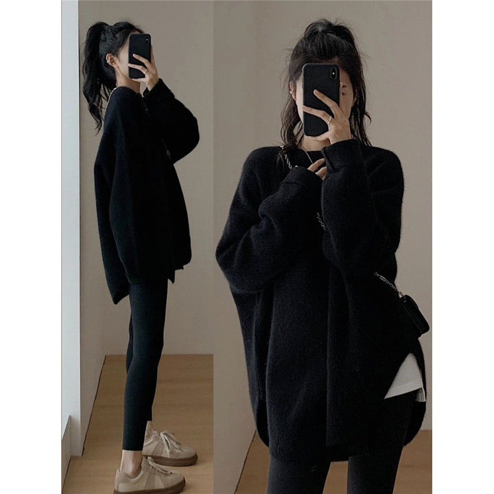 Pull surdimensionné cosy pour femmes en matériau doux Chic & Stil