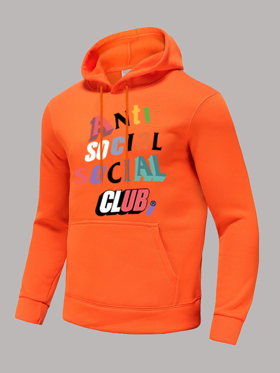 Hooded sweatshirt for men with modern print and comfortable fit Lune London