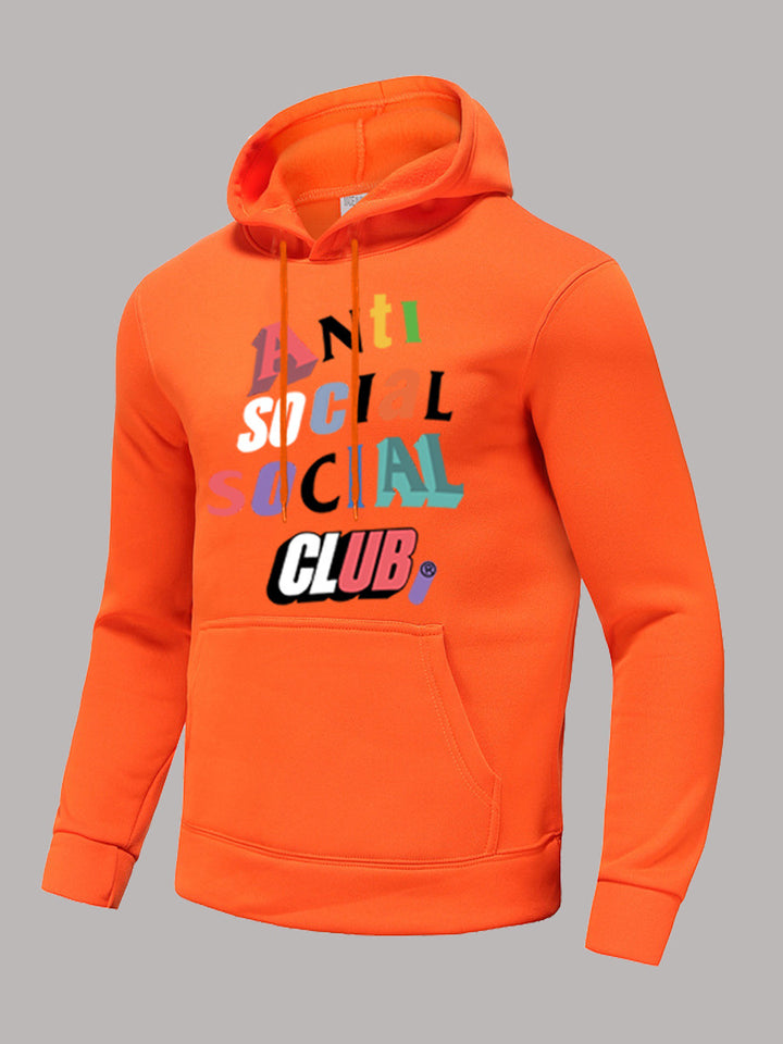 Hooded sweatshirt for men with modern print and comfortable fit Lune London