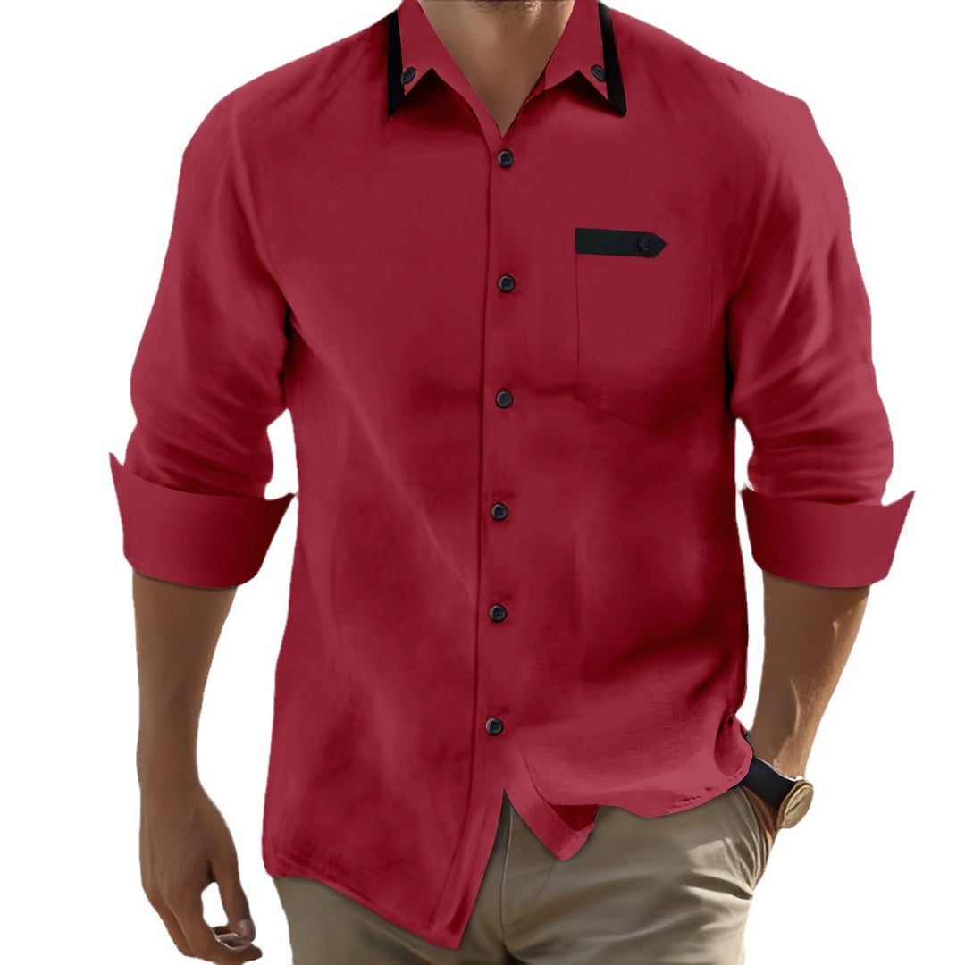 Men's Leisure Button-Up Shirt Lune London