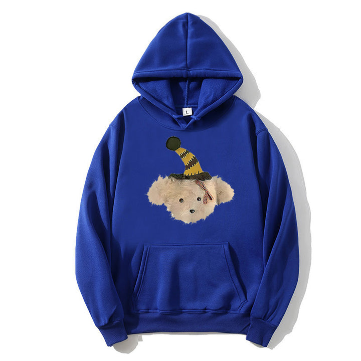 Women's hoodie with playful dog motif Chic & Stil