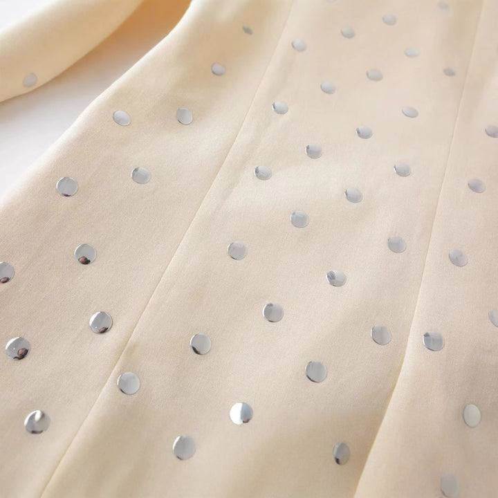 Elegant blazer jacket for women with sparkling sequins Lune London
