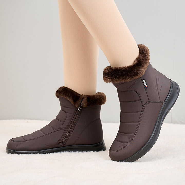 Bottes d'hiver Lune London pour femmes chaudement doublées