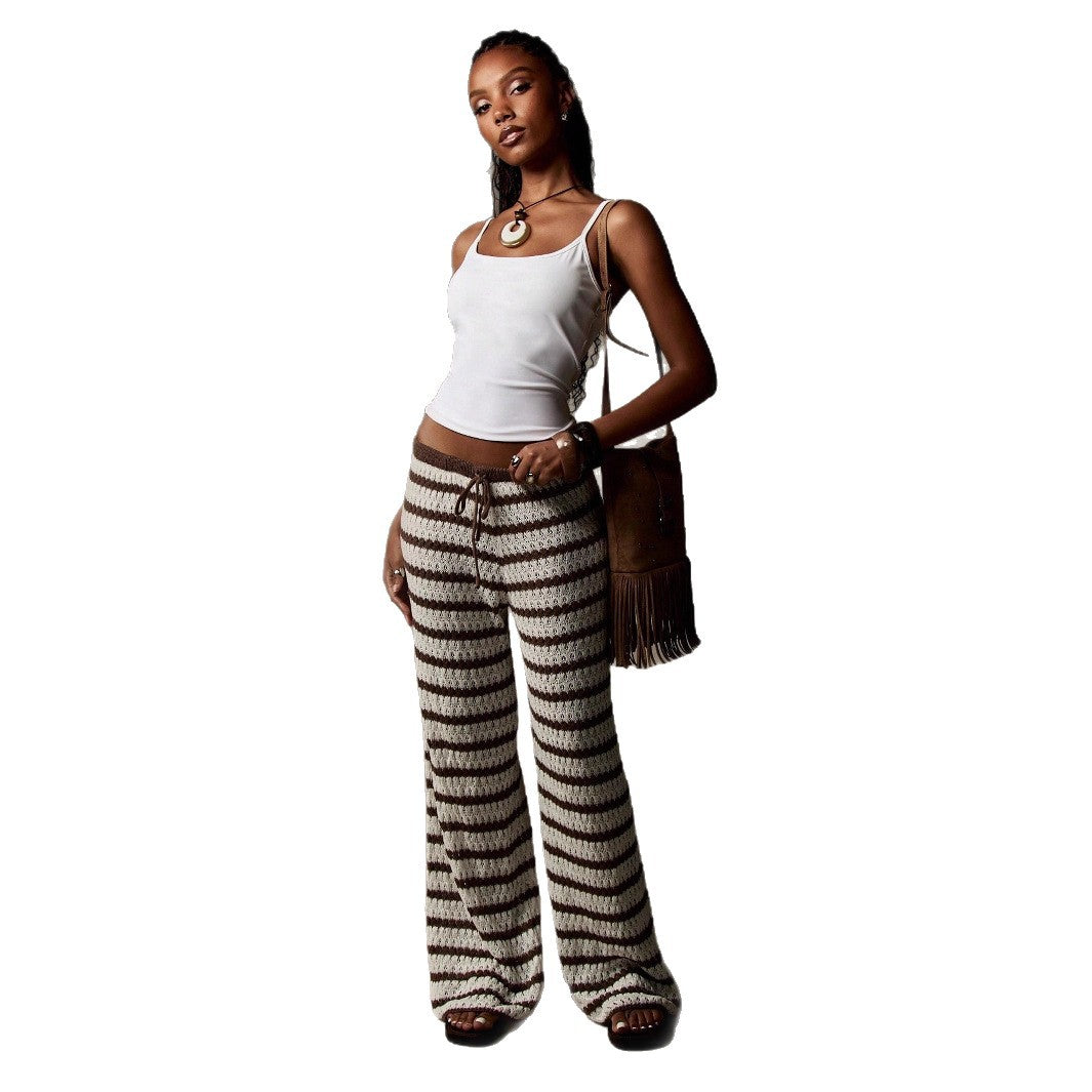 Casual knit pants Stras for women from Lune London