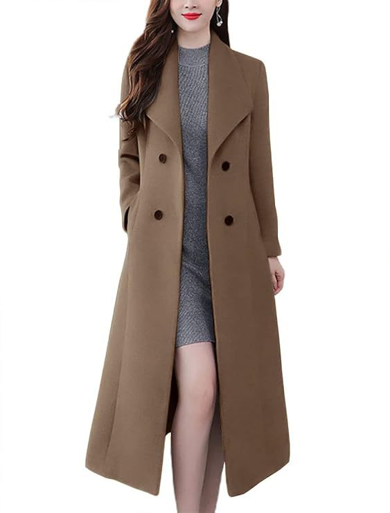 Ladies Long Wool Coat Lune London