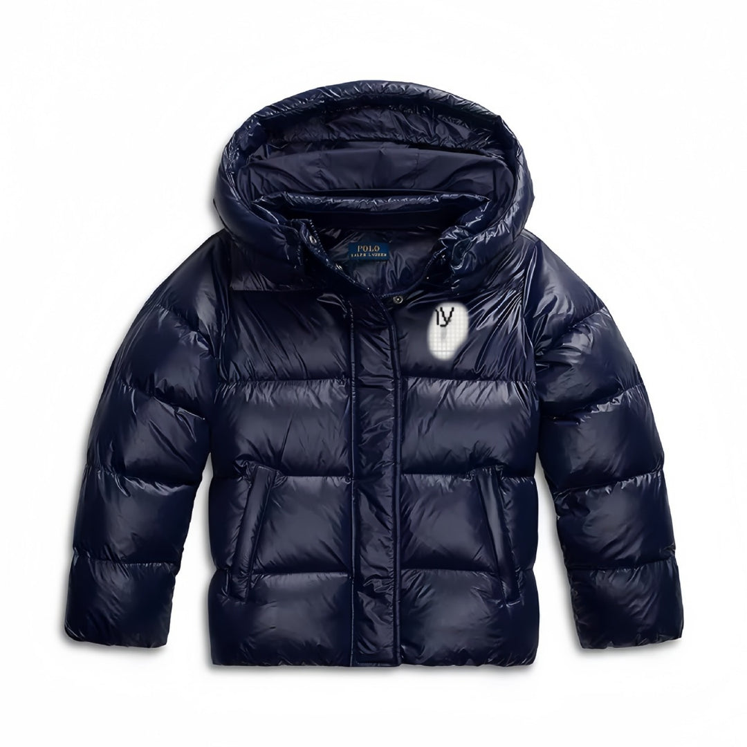 Ladies quilted sports jacket with hood Lune London
