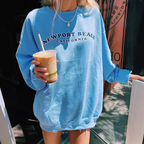 Casual sweatshirt for women with nostalgic inscription Lune London