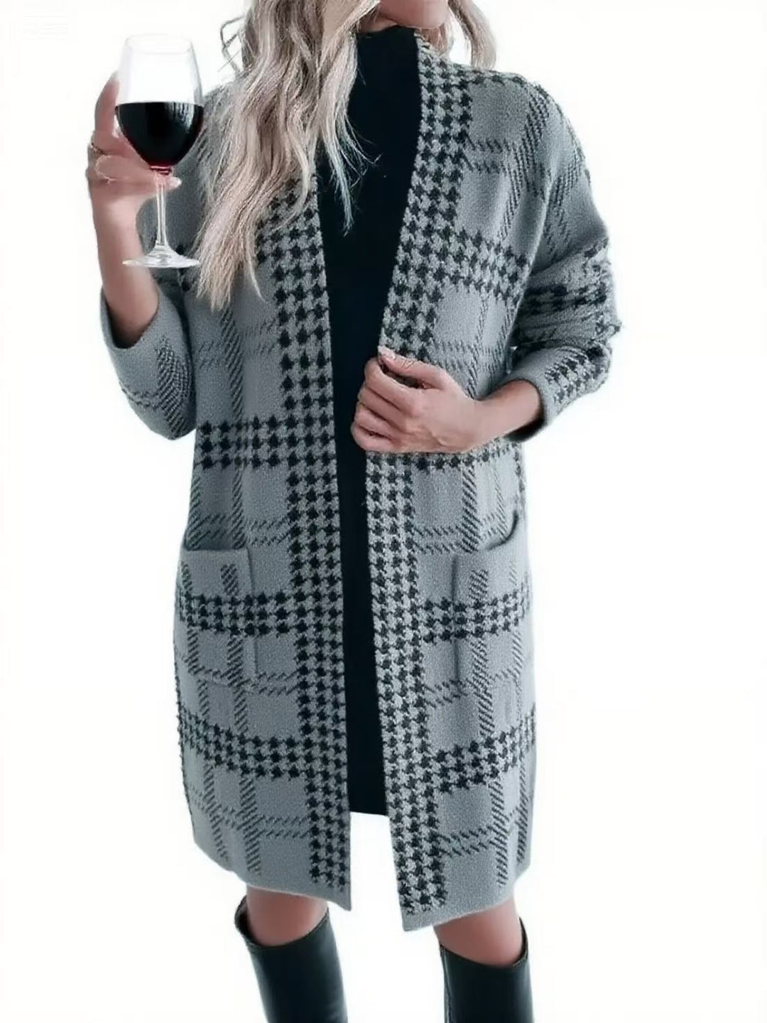 Women Oversized Casual Chic Knit Patterned Vest and Style