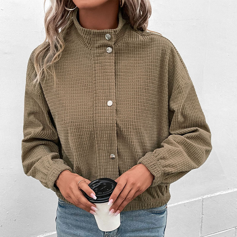 Ladies down jacket with high collar Lune London