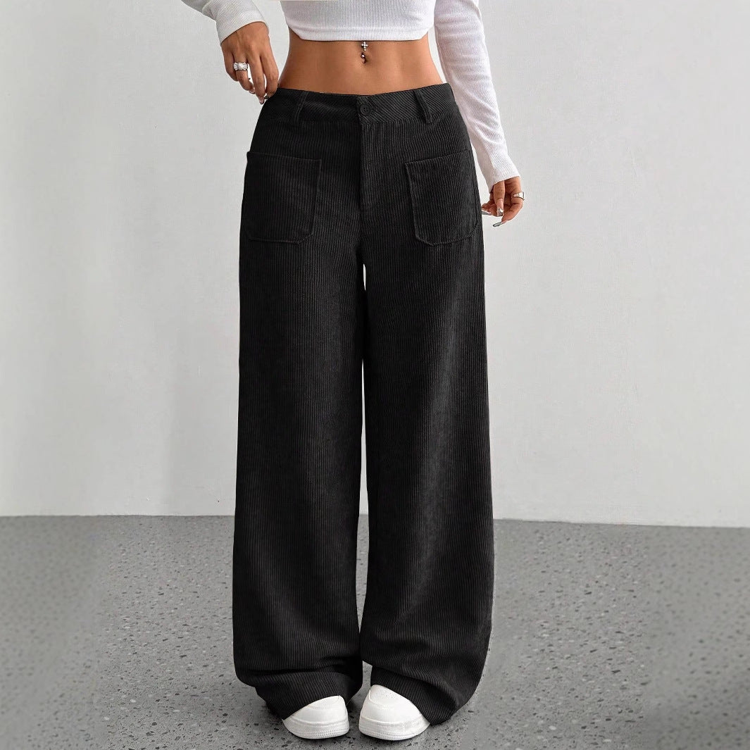 Wide corduroy trousers for women Lune London