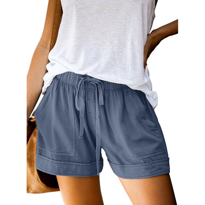 Women's Comfortable Summer Shorts with Elastic Waistband and Practical Pockets Lune London
