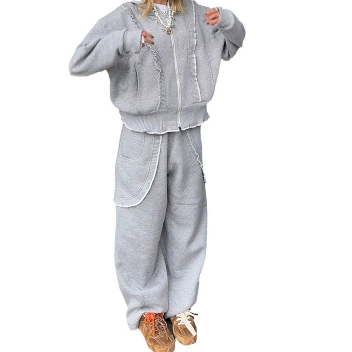 Comfortable lounge pants for women with ruffle details Lune London