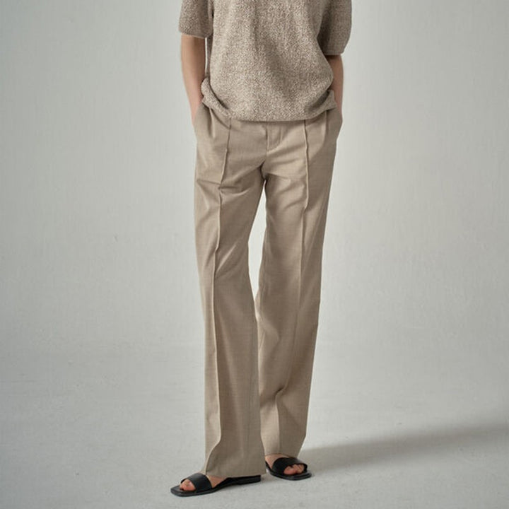 Pantalons en tissu fluide élégant pour femmes Chic & Stil