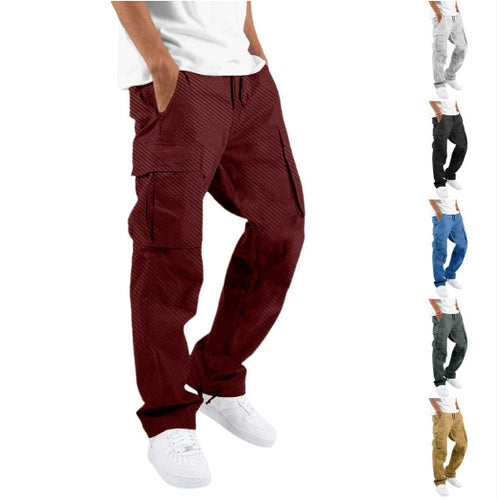 Elegant cargo pants for men with ergonomic cut and practical side pockets Lune London