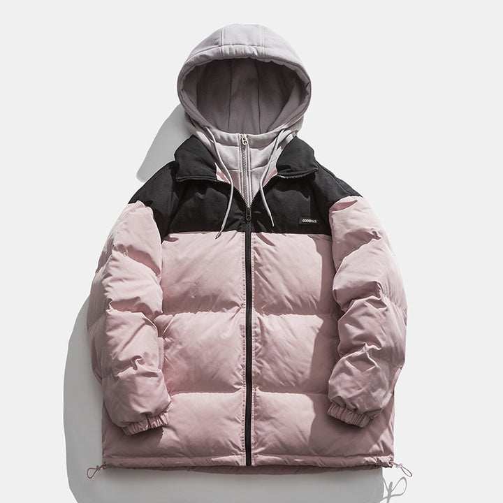 Men's winter jacket with removable hood and insulated lining Lune London