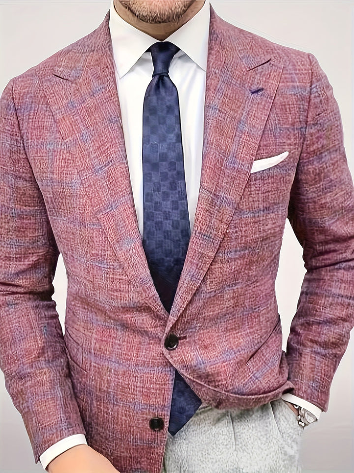 Elegant checked blazer for men Lune London