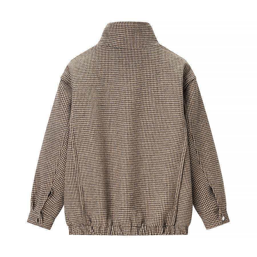 Veste de transition pour femmes avec un motif pied-de-poule moderne Chic & Stil